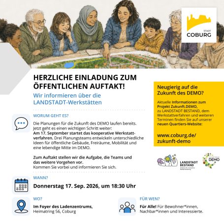 LandstadtBestand am 17.09. Projektauftakt LandstadtBestand am 17.09.
